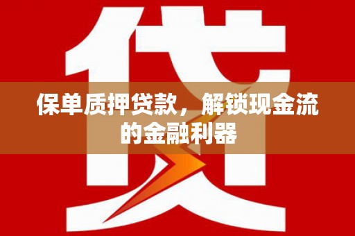 山海关保单质押贷款，解锁现金流的金融利器