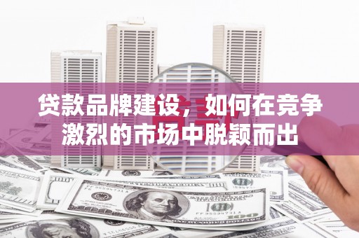 山海关贷款品牌建设，如何在竞争激烈的市场中脱颖而出