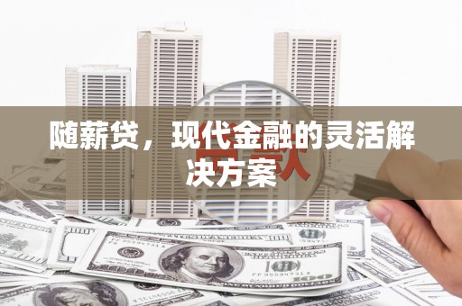 山海关随薪贷，现代金融的灵活解决方案