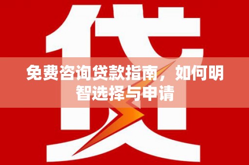 山海关免费咨询贷款指南，如何明智选择与申请