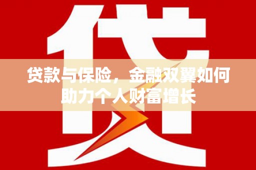 山海关贷款与保险，金融双翼如何助力个人财富增长