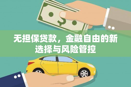 山海关无担保贷款，金融自由的新选择与风险管控