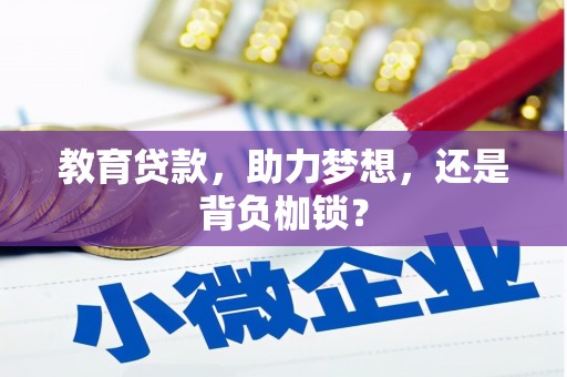 山海关教育贷款，助力梦想，还是背负枷锁？