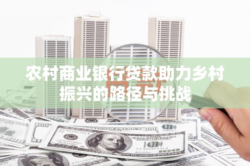 山海关农村商业银行贷款助力乡村振兴的路径与挑战