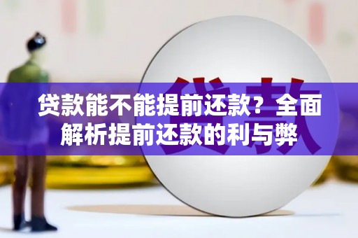 山海关贷款能不能提前还款？全面解析提前还款的利与弊