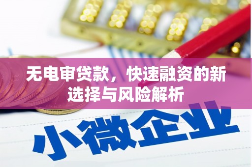 山海关无电审贷款，快速融资的新选择与风险解析
