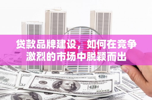 山海关贷款品牌建设，如何在竞争激烈的市场中脱颖而出