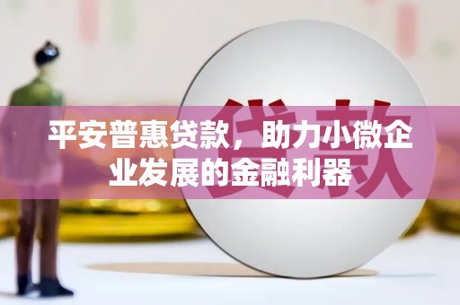 山海关平安普惠贷款，助力小微企业发展的金融利器