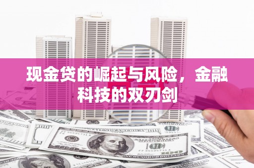 山海关现金贷的崛起与风险，金融科技的双刃剑
