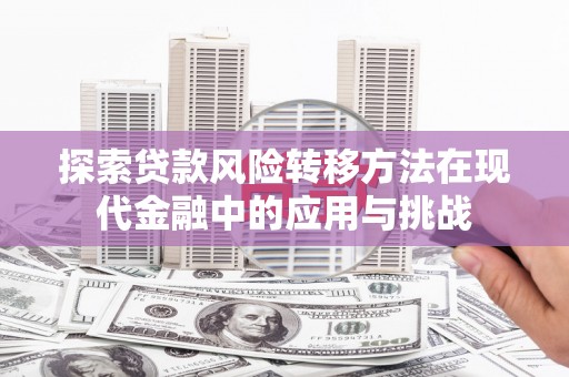 山海关探索贷款风险转移方法在现代金融中的应用与挑战