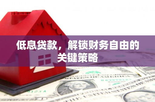 山海关低息贷款，解锁财务自由的关键策略