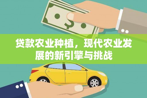 山海关贷款农业种植，现代农业发展的新引擎与挑战