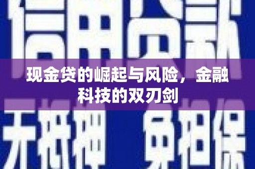 山海关现金贷的崛起与风险，金融科技的双刃剑