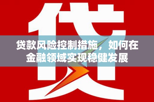 山海关贷款风险控制措施，如何在金融领域实现稳健发展