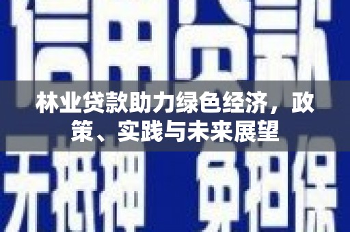 山海关林业贷款助力绿色经济，政策、实践与未来展望