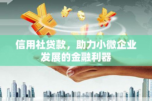 山海关信用社贷款，助力小微企业发展的金融利器