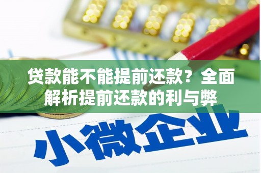 山海关贷款能不能提前还款？全面解析提前还款的利与弊