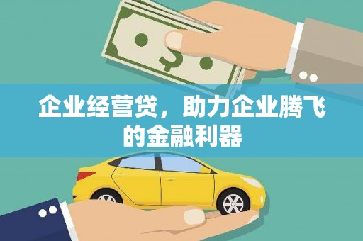 山海关企业经营贷，助力企业腾飞的金融利器