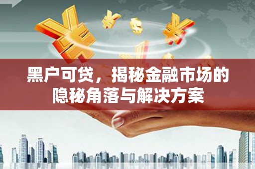 山海关黑户可贷，揭秘金融市场的隐秘角落与解决方案