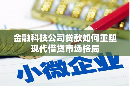 山海关金融科技公司贷款如何重塑现代借贷市场格局