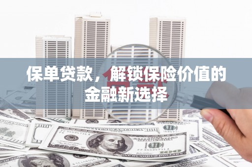 山海关保单贷款，解锁保险价值的金融新选择