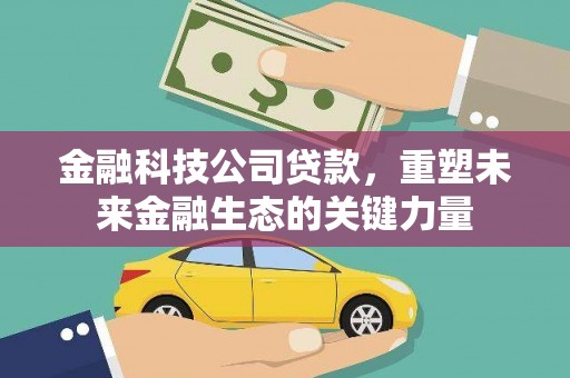 山海关金融科技公司贷款，重塑未来金融生态的关键力量