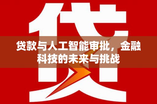 山海关贷款与人工智能审批，金融科技的未来与挑战