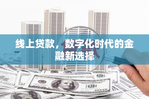 山海关线上贷款，数字化时代的金融新选择