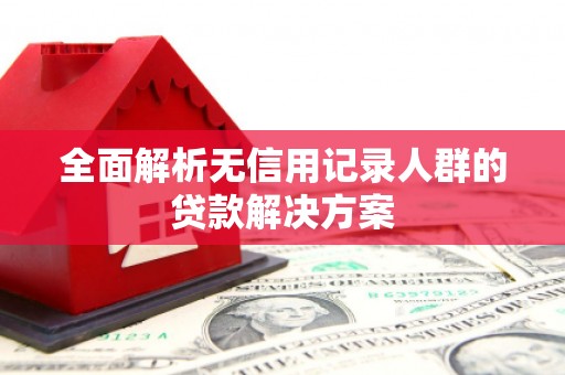 山海关全面解析无信用记录人群的贷款解决方案