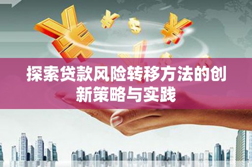山海关探索贷款风险转移方法的创新策略与实践